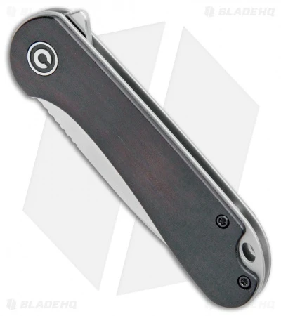 CIVIVI Elementum Liner Lock Knife Ebony Wood (2.9" Satin D2) C907D 2 CIVIVI Elementum Liner Lock Knife Ebony Wood (2.9" Satin D2) C907D - Image 2