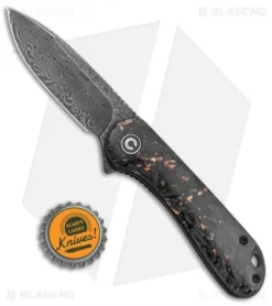 CIVIVI Elementum Liner Lock Knife Copper Shred Carbon Fiber (2.9" Damascus) 7 CIVIVI Elementum Liner Lock Knife Copper Shred Carbon Fiber (2.9" Damascus) -Civivi Knives Store CIVIVI Elementum LL Copper Shred CF Damascus C907C DS3 BHQ 135068 jr bottlecap