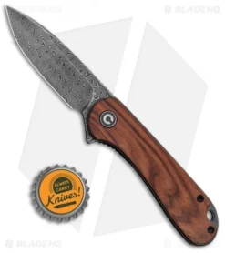 CIVIVI Elementum Liner Lock Knife Cuibourtia Wood (2.9" Damascus) C907DS-2 -Civivi Knives Store CIVIVI Elementum LL Cuibourtia Wood Damascus C907DS 2 BHQ 135791 jr bottlecap