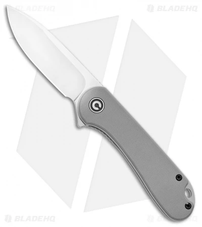 CIVIVI Elementum Liner Lock Knife Gray G-10 (2.9" Satin D2) C907B 1 CIVIVI Elementum Liner Lock Knife Gray G-10 (2.9" Satin D2) C907B