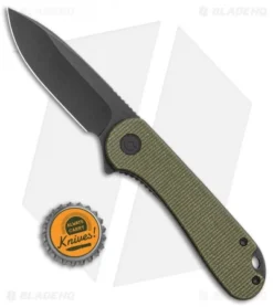 CIVIVI Elementum Liner Lock Knife Green Micarta (2.9" Black SW S35VN) -Civivi Knives Store CIVIVI Elementum LL Green Micarta Black SW C907Q BHQ 114387 jr bottlecap