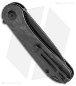 CIVIVI Elementum Liner Lock Knife Marble Carbon Fiber (2.9" Black Stonewash) -Civivi Knives Store CIVIVI Elementum LL Marble CF Black SW BHQ 113482 jr side