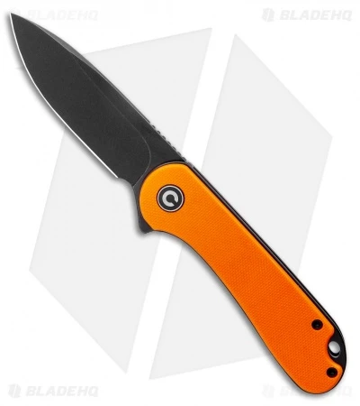CIVIVI Elementum Liner Lock Knife Orange G-10 (2.9" Black D2) C907Y 1 CIVIVI Elementum Liner Lock Knife Orange G-10 (2.9" Black D2) C907Y