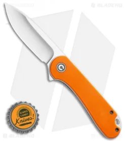 CIVIVI Elementum Liner Lock Knife Orange G-10 (2.9" Satin D2) C907R -Civivi Knives Store CIVIVI Elementum Liner Lock Knife Orange G 10 2.9 Satin D2 C907R BHQ 114182 LS Bottlecap