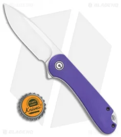 CIVIVI Elementum Liner Lock Knife Purple G-10 (2.9" Satin D2) -Civivi Knives Store CIVIVI Elementum Liner Lock Knife Purple G 10 Satin BHQ 115291 jr bottlecap