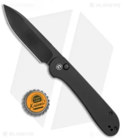 CIVIVI Elementum Button Lock Knife Black G-10 (3.5" Black) C2103A -Civivi Knives Store CIVIVI Elementum Push Button Lock Black G 10 Black BHQ 120919 jr bottlecap