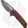 CIVIVI Ferrum Forge Odium Liner Lock Knife Cuibourtia Wood (2.6" Damascus)