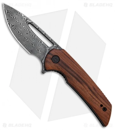 CIVIVI Ferrum Forge Odium Liner Lock Knife Cuibourtia Wood (2.6" Damascus) 1 CIVIVI Ferrum Forge Odium Liner Lock Knife Cuibourtia Wood (2.6" Damascus)