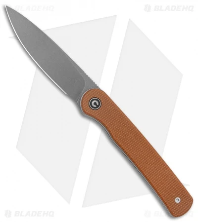 CIVIVI Ferrum Forge Stylum Slip Joint Knife Brown Micarta (3" Stonewash) 1 CIVIVI Ferrum Forge Stylum Slip Joint Knife Brown Micarta (3" Stonewash)