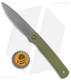 CIVIVI Ferrum Forge Stylum Slip Joint Knife Olive Micarta (3" Stonewash) 7 CIVIVI Ferrum Forge Stylum Slip Joint Knife Olive Micarta (3" Stonewash) -Civivi Knives Store CIVIVI Ferrum Forge Stylum LL Olive Micarta SW BHQ 126382 jr bottlecap