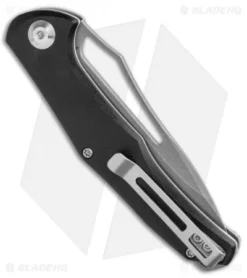 CIVIVI Fracture Drop Point Slip Joint Knife Black G-10 (3.5" BB/SW) C2009E -Civivi Knives Store CIVIVI Fracture Slip Joint Knife Black G 10 3.5in Stonewash Drop Point C2009E BHQ 114174 LS Side