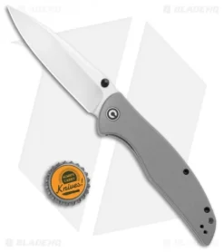 CIVIVI Governor Liner Lock Knife Gray G-10 (3.86" Satin D2) C911A -Civivi Knives Store CIVIVI Governer LL Gray G 10 Satin C911A BHQ 103140 jr bottlecap