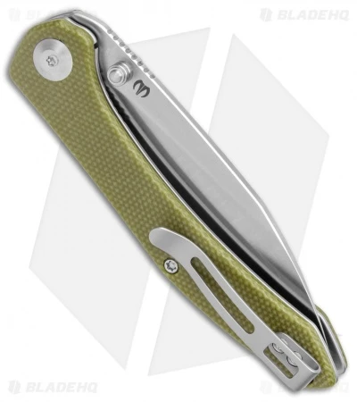 CIVIVI Hadros Liner Lock Knife Olive Micarta (3.35" Satin) C20004-3 3 CIVIVI Hadros Liner Lock Knife Olive Micarta (3.35" Satin) C20004-3 - Image 3