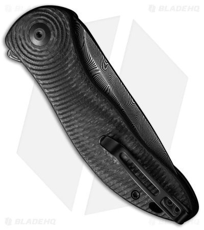 CIVIVI Synergy3 Liner Lock Knife Black G-10/CF (3.24" Damascus) C20075D-DS1 2 CIVIVI Synergy3 Liner Lock Knife Black G-10/CF (3.24" Damascus) C20075D-DS1 - Image 2