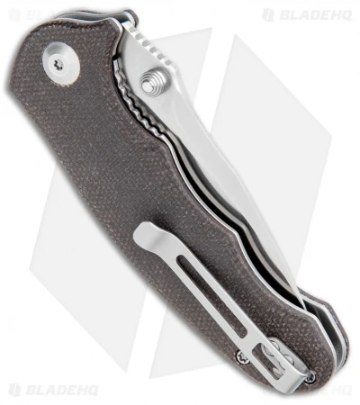 CIVIVI Hooligan Liner Lock Knife Dark Hazel Micarta (2.98" Satin D2) C913B 3 CIVIVI Hooligan Liner Lock Knife Dark Hazel Micarta (2.98" Satin D2) C913B - Image 3