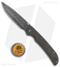 CIVIVI Imperium Liner Lock Knife Dark Green Micarta (3.5" Damascus) C2107DS-3 -Civivi Knives Store CIVIVI Imperium LL Dark Green Micarta Damascus C2107DS 3 BHQ 123534 jr bottlecap