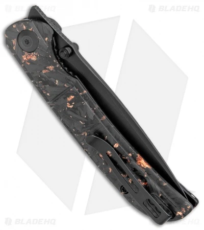 CIVIVI Imperium Liner Lock Knife Shredded CF/Copper (3.5" Black) C2106C 3 CIVIVI Imperium Liner Lock Knife Shredded CF/Copper (3.5" Black) C2106C - Image 3