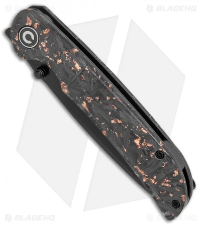 CIVIVI Imperium Liner Lock Knife Shredded CF/Copper (3.5" Black) C2106C 2 CIVIVI Imperium Liner Lock Knife Shredded CF/Copper (3.5" Black) C2106C - Image 2