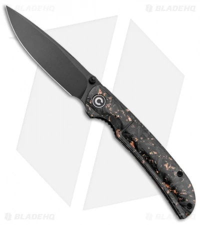 CIVIVI Imperium Liner Lock Knife Shredded CF/Copper (3.5" Black) C2106C 1 CIVIVI Imperium Liner Lock Knife Shredded CF/Copper (3.5" Black) C2106C