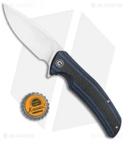 CIVIVI Incite Liner Lock Knife Blue G-10/Carbon Fiber (3.7" Satin) C908B 8 CIVIVI Incite Liner Lock Knife Blue G-10/Carbon Fiber (3.7" Satin) C908B -Civivi Knives Store CIVIVI Incite LL Blue G 10 CF Satin C908B BHQ 100865 jr bottlecap