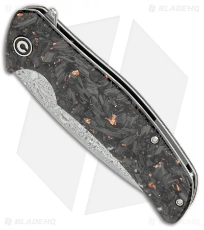 CIVIVI Incite Liner Lock Knife Copper Foil/Clear Resin (3.7" Damascus) C908DS-2 2 CIVIVI Incite Liner Lock Knife Copper Foil/Clear Resin (3.7" Damascus) C908DS-2 - Image 2