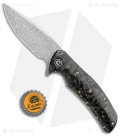 CIVIVI Incite Liner Lock Knife Gold Foil/Clear Resin (3.7" Damascus) C908DS-1 7 CIVIVI Incite Liner Lock Knife Gold Foil/Clear Resin (3.7" Damascus) C908DS-1 -Civivi Knives Store CIVIVI Incite LL Gold Foil Clear Resin Damascus C908DS 1 BHQ 104243 jr1 bottlecap