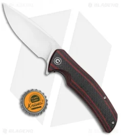 CIVIVI Incite Liner Lock Knife Red G-10/Carbon Fiber (3.7" Satin) C908C 8 CIVIVI Incite Liner Lock Knife Red G-10/Carbon Fiber (3.7" Satin) C908C -Civivi Knives Store CIVIVI Incite LL Red G 10 CF Satin C908C BHQ 100866 jr bottlecap