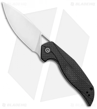 CIVIVI Isham Anthropos Flipper Knife Black/Carbon Fiber (3.25" Satin) C903C 1 CIVIVI Isham Anthropos Flipper Knife Black/Carbon Fiber (3.25" Satin) C903C