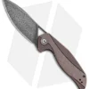 CIVIVI Isham Anthropos Flipper Black Stonewashed Copper (3.25" Black Damascus)