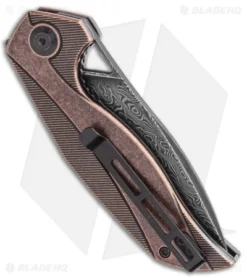 CIVIVI Isham Anthropos Flipper Black Stonewashed Copper (3.25" Black Damascus) 6 CIVIVI Isham Anthropos Flipper Black Stonewashed Copper (3.25" Black Damascus) -Civivi Knives Store CIVIVI Isham Anthropos Flipper Black Stonewashed Copper H 3.25 Black Damascus C903DS 3 BHQ 115289 LS Side