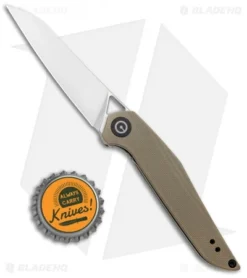 CIVIVI Isham Mckenna Liner Lock Knife Tan G-10 (2.875 Satin) C905A 7 CIVIVI Isham Mckenna Liner Lock Knife Tan G-10 (2.875 Satin) C905A -Civivi Knives Store CIVIVI Isham Mckenna LL Gray G 10 Satin C905A BHQ 98130 jr bottlecap