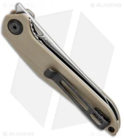 CIVIVI Isham Mckenna Liner Lock Knife Tan G-10 (2.875 Satin) C905A 6 CIVIVI Isham Mckenna Liner Lock Knife Tan G-10 (2.875 Satin) C905A -Civivi Knives Store CIVIVI Isham Mckenna LL Gray G 10 Satin C905A BHQ 98130 jr side