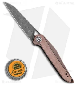 CIVIVI Isham Mckenna Liner Lock Blackwashed Copper (2.875 Damascus) C905DS-3 -Civivi Knives Store CIVIVI Isham Mckenna Liner Lock Blackwashed Copper 2.875 Damascus C905DS 3 BHQ 114181 LS Bottlecap