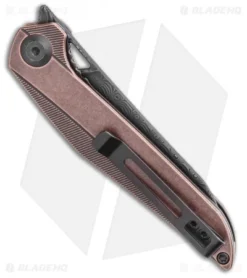 CIVIVI Isham Mckenna Liner Lock Blackwashed Copper (2.875 Damascus) C905DS-3 -Civivi Knives Store CIVIVI Isham Mckenna Liner Lock Blackwashed Copper 2.875 Damascus C905DS 3 BHQ 114181 LS Side