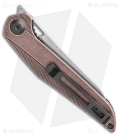 CIVIVI Isham Mckenna Liner Lock Knife Black SW Copper (2.9" Damascus) C905DS-2 -Civivi Knives Store CIVIVI Isham Mckenna Liner Lock Knife Copper 2.875 Damascus C905DS 2 BHQ 114180 LS Side 2