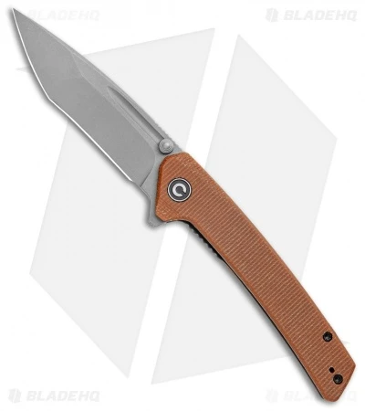 CIVIVI Keen Nadder Tanto Liner Lock Knife Brown Micarta (3.5" SW) C2021B 1 CIVIVI Keen Nadder Tanto Liner Lock Knife Brown Micarta (3.5" SW) C2021B