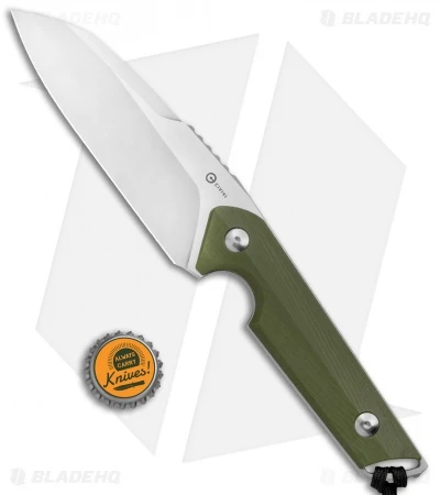 CIVIVI Kepler Fixed Blade Knife OD Green G-10 W/Lanyard (4.5" Satin) 4 CIVIVI Kepler Fixed Blade Knife OD Green G-10 W/Lanyard (4.5" Satin) - Image 4