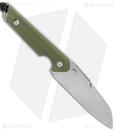 CIVIVI Kepler Fixed Blade Knife OD Green G-10 W/Lanyard (4.5" Satin) 2 CIVIVI Kepler Fixed Blade Knife OD Green G-10 W/Lanyard (4.5" Satin) - Image 2