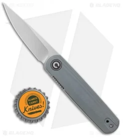 CIVIVI Lundquist Lumi Liner Lock Knife Gray G-10 (2.6" Stonewash) -Civivi Knives Store CIVIVI Lundquist Lumi LL Gray G 10 SW C20024 2 BHQ 134294 jr bottlecap