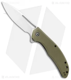 CIVIVI Vexer Flipper Liner Lock Knife OD Green G-10 (3.96" Satin)
