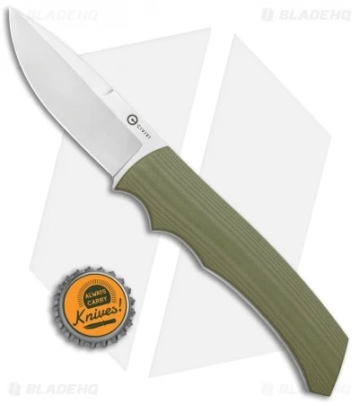 CIVIVI M2 Backup Fixed Blade Knife OD Green G10 (3" Satin) C2016B 4 CIVIVI M2 Backup Fixed Blade Knife OD Green G10 (3" Satin) C2016B - Image 4
