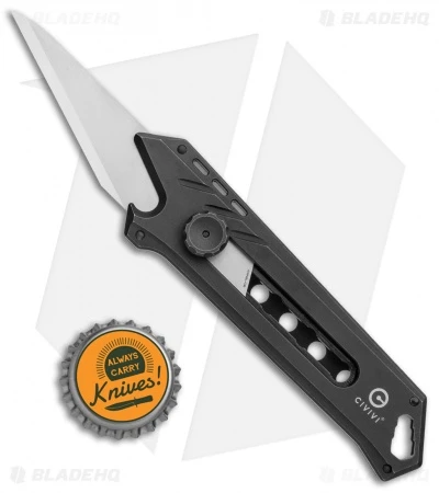 CIVIVI Mandate Black Titanium Utility Knife (9Cr18MoV + Damascus) 4 CIVIVI Mandate Black Titanium Utility Knife (9Cr18MoV + Damascus) - Image 4