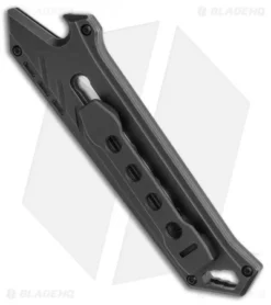 CIVIVI Mandate Black Titanium Utility Knife (9Cr18MoV + Damascus) 6 CIVIVI Mandate Black Titanium Utility Knife (9Cr18MoV + Damascus) -Civivi Knives Store CIVIVI Mandate Black Ti Utility Knife BHQ 113200 jr side