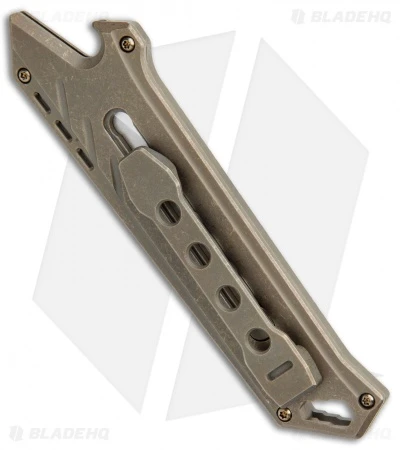 CIVIVI Mandate Bronze Titanium Utility Knife (9Cr18MoV + Damascus) 3 CIVIVI Mandate Bronze Titanium Utility Knife (9Cr18MoV + Damascus) - Image 3