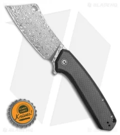CIVIVI Mastodon Liner Lock Black G-10 / CF (3.8" Damascus) C2012DS-1 7 CIVIVI Mastodon Liner Lock Black G-10 / CF (3.8" Damascus) C2012DS-1 -Civivi Knives Store CIVIVI Mastodon Liner Lock Black G 10 CF 3.8 Damasteel C2012DS 1 BHQ 115994 LS Bottlecap