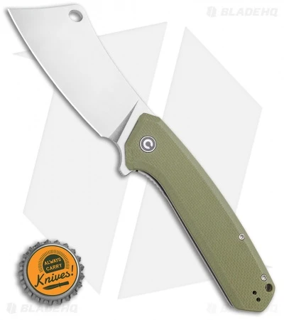 CIVIVI Mastodon Liner Lock Knife OD Green G-10 (3.8" Stonewash) 4 CIVIVI Mastodon Liner Lock Knife OD Green G-10 (3.8" Stonewash) - Image 4
