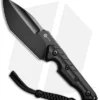 CIVIVI Maxwell Fixed Blade Knife Black G-10 (4.74" BW) C21040-1