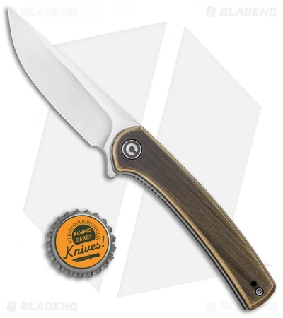 CIVIVI Mini Asticus Liner Lock Knife Black Rubbed Brass (3.25" Satin) 4 CIVIVI Mini Asticus Liner Lock Knife Black Rubbed Brass (3.25" Satin) - Image 4