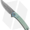 CIVIVI Mini Asticus Liner Lock Knife Natural G-10 (3.25" Damascus)
