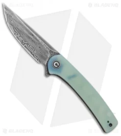 CIVIVI Mini Asticus Liner Lock Knife Natural G-10 (3.25" Damascus)